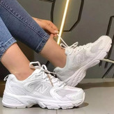 کتونی نیوبالانس 530 تمام سفید – سبک، شیک و مناسب استایل روزمره